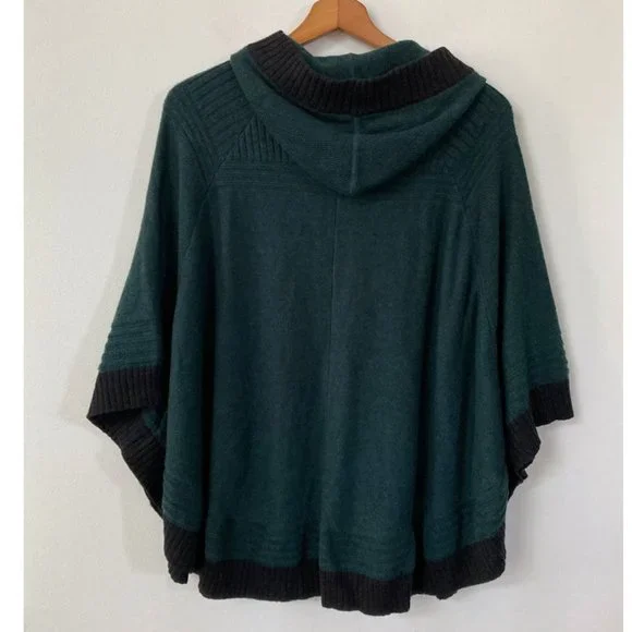 Smartwool Ripple Creek Hooded Sweater Cape Poncho - Picture 2 of 7